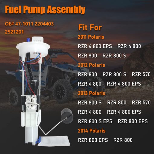 Bomba de Combustible de Reemplazo Compatible con Polaris RZR 800 / RZR 800 S / RZR 4 800 / RZR 4 S 800 EFI EPS 2011 2012 2013 2014 OEM# 2521201 - Imagen 2