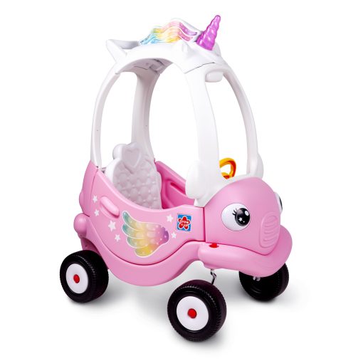 Carro My Unicorn Coupe de Grow'n Up, Cuerpo Seguro y Resistente, Ruedas Giratorias 360 grados, Puertas con Seguro y Manija de Techo, Bandeja de Almacenamiento, Edades 1.5+