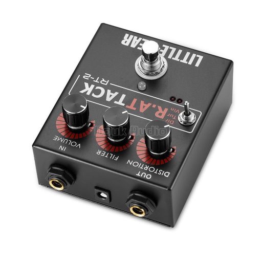 Pedal de Distorsion para Guitarra Bajo Little Bear 3 RAT Tack Nobsound Efecto de Pedal de Fuzz LED - Imagen 3