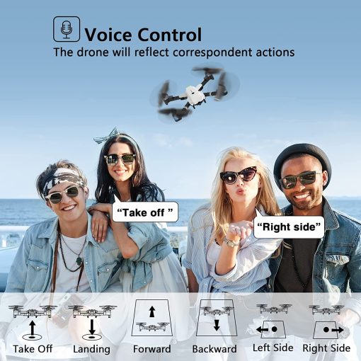 Drones ATTOP con Camara para Adultos - Drone FPV 1080P con Estuche de Transporte, Drone RC Plegable con 2 Baterias, Altitude Hold, Modo Headless, Drones de Camara ATTOP para Adultos/Principiantes, Regalos para Ninas/Ninos - Imagen 8