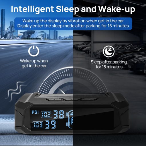 Sistema de Monitoreo de Presion de Neumaticos para RV Masoll, Sistema de Monitoreo de Presion de Neumaticos TPMS Inalambrico con Cargador Solar, TPMS para RV con 4 Sensores de Presion de Neumaticos y 6 Modos de Alarma (0-87 PSI) - Imagen 4
