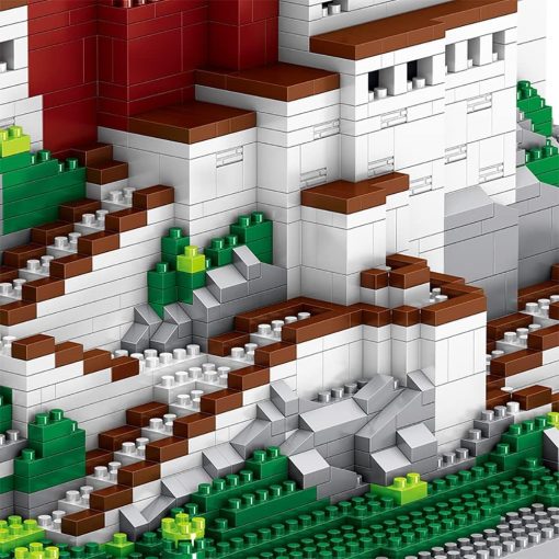 Set de Bloques de Construccion de la Famosa Arquitectura del Palacio de Potala del Mundo, 2782 PCS Kit de Construccion de Modelo de Arquitectura, Mini Ladrillos MOC Juguete Educativo Regalo para Ninos y Adultos - Imagen 6