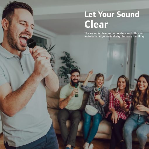 Microfono Dinamico Unidireccional CAROL GS-56 Vocal para Presentaciones & Estudio en Casa con Patron Cardioide, Efecto Amortiguador de Choque, Reduce el Ruido de Vibracion y Rango de Sonido Extremadamente Amplio - Imagen 4