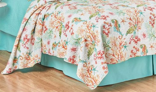 Juego de Edredon C&F Home 82492.3 Chandler Cove Tamaño Mini Reina o Completo Edredon 90 Pulgadas X 92 Pulgadas y 2 Fundas Estandar