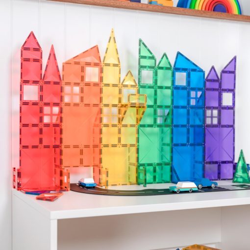 Paquete creativo Connetix Rainbow, 102 Piezas - Imagen 5