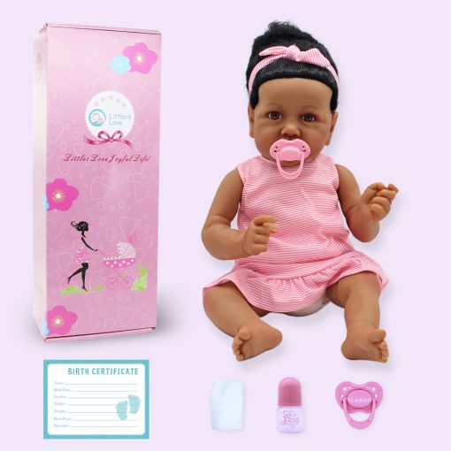 Munecas Bebe Reborn KateMily - Munecas Bebe Realistas de 20 Pulgadas con Kit de Alimentacion y Caja de Regalo para Ninos de 3+ - Imagen 6