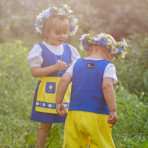 Traje Nacional Sueco Tradicional para Ninos - Vestido de Disfraz Sueco para Ninos, Traje Folklorico de Suecia, Kit de Traje Completo - Imagen 6