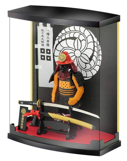Figura de Samurai de MEISTER JAPAN, Armadura de Samurai para kurada H8.3 pulgadas Escala 1/10, Serie de Figuras de Samurai A26 para Ano Nuevo, Ornamentos de Bushido para estanterias.