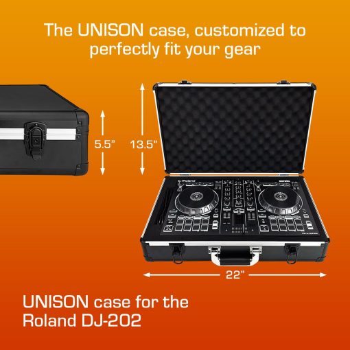 Estuche ANALOG CASES para Roland DJ-202 - Estuche rigido ULTRA-LIGERO UNISON - Imagen 5