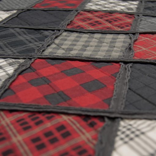 Juego de Ropa de Cama Acolchada de Algodon Lumberjack de Donna Sharp - Juego de Colcha de Tamano King de 3 Piezas - Incluye 1 Colcha y 2 Fundas de Almohada - Lavable a Maquina - Perfecto para Decoracion Rustica - Imagen 7