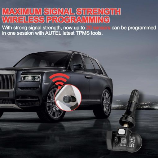 Autel MaxiTPMS MX Sensor Sensor programable de TPMS para la Presion de Neumaticos 2 en 1 (315MHz + 433MHz) Presion en OE-Nivel (4 unidades, valvulas de goma) Programado por TS508 TS408 TS508WF TS608 MS906TS ITS600 MS906PRO-TS - Imagen 3