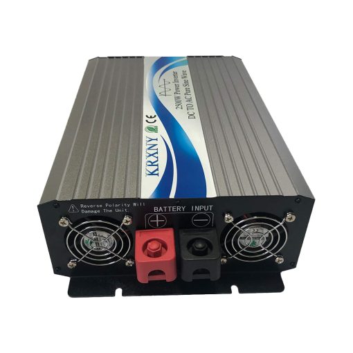 Inversor de Corriente de Onda Sinusoidal Pura KRXNY 2500W 24V DC a 110V 120V AC 60HZ para Coche Casa Sistema Solar - Imagen 5