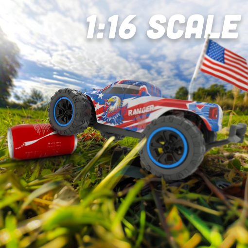 Carro de Control Remoto - Coche RC Rapido 4x4 - 36 mph Motor sin Escobillas Coche de Control Remoto para Adultos y Ninos - Todo Terreno Monstruo, Duradero, Acrobacias de Alta Velocidad con Piezas Extras - Imagen 7