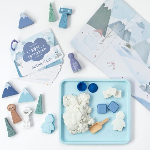 Slumberkins Kinspiration Kit - Mindfulness with Yeti, Incluye Tarjetas de Actividades, Juego y Libro 'El Mejor Dia de Nieve de Yeti' - Fomenta la Atencion Plena y el Juego Sensorial - Imagen 8