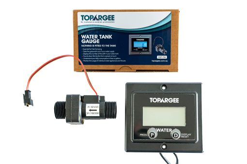Indicador de nivel de agua de tanque empotrado Topargee H2F-FM - Conozca su consumo de agua y cuanta agua le queda en su tanque en litros/galones en su caravana, autocaravana y RV - Imagen 3