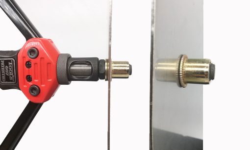 Herramienta de Tuercas Remachadas de 16" TWT con Sistema de Configuracion de Tuercas, 13 Mandriles (M3 M4 M5 M6 M8 M10 M12, 8-32, 10-24, 1/4-20, 5/16-18, 3/8-16, 1/2-13) + 125 Tuercas Remachadas - Imagen 7