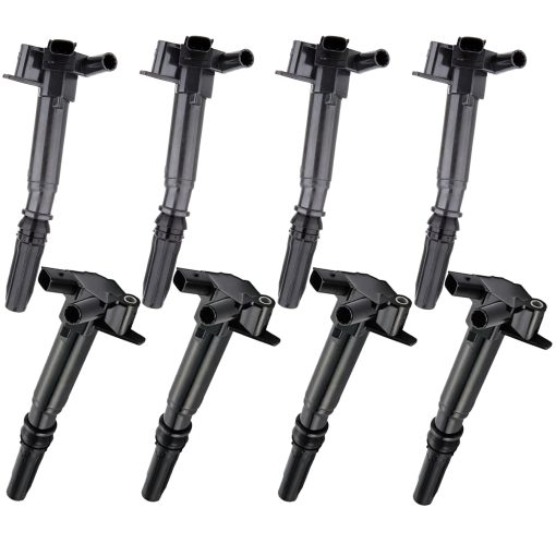 Bobina de Encendido GP POWER Para UF631 UF639 AL3Z-12029-A AL3Z12012B DG525 DG526 Lado del Conductor *4 + Lado del Pasajero *4 Compatible con Ford F150 F250 F350 Super Duty E350 E450 LOBO 6.2L V8