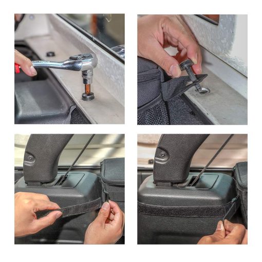 JeCar para Jeep JL Bolsas Organizadoras de Almacenamiento de Maletero para Jeep Wrangler JL JLU Sport Sahara Rubicon Willys Unlimited 4 Puertas Accesorios de Almacenamiento Interior(2pcs) - Imagen 7