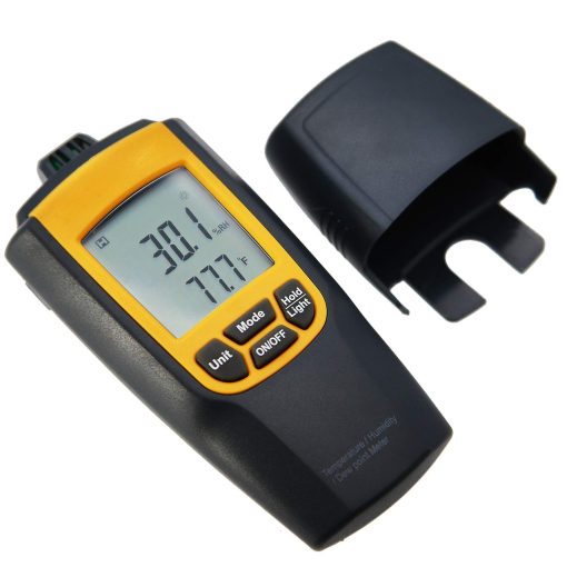 Termometro digital higrometro AMTAST para Oficina Biblioteca Cine Almacen Invernadero Monitor de Temperatura y Humedad Medidor AMA007