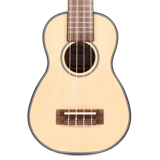 Ukelele Soprano de Cuello Largo Kala KA-SSLNG - Tapa de Abeto Macizo / Cuerpo de Caoba, Natural, Soprano