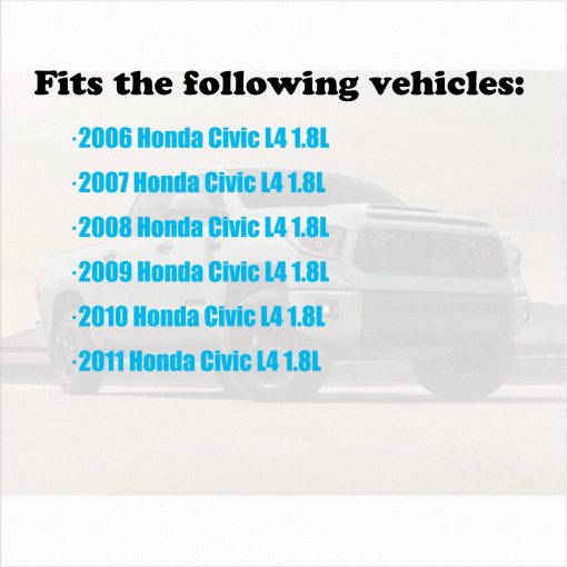 Conjunto de Bobina de Encendido de Bujia de Iridio OYEAUTO Compatible con Honda Civic 2006 2007 2008 2009 2010 2011 1.8L - Juego de 4 - Imagen 2