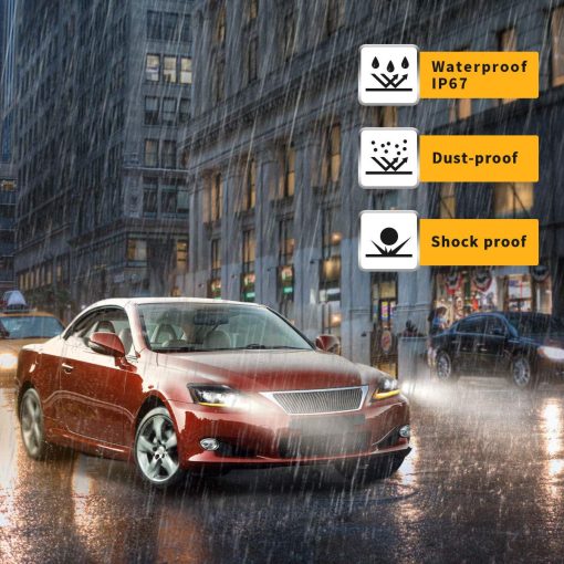 Faros LED VLAND Compatible con Lexus IS250/ IS250C IS350 IS350C IS220d 2006-2012, ISF 2008-2014 con Indicador Secuencial con Proyector con Reflector ambar - Imagen 6
