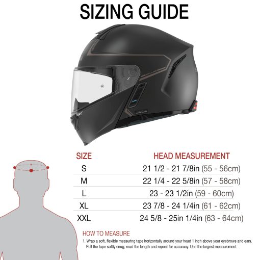 Casco modular con flip up Sena Impulse DOT con Bluetooth y sonido de Harman Kardon con doble visera y sistema de intercomunicacion de malla integrado / MP3 / Marcacion de voz (Negro mate, Grande) - Imagen 6