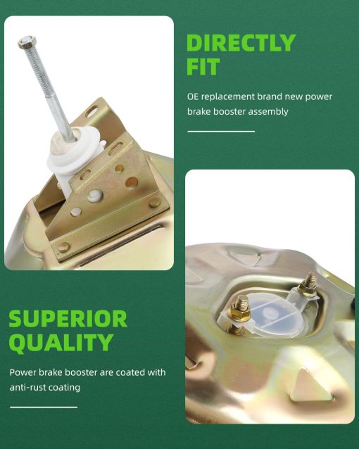 Booster de Freno de Potencia Nuevo de Zinc SCITOO AR20569 11" compatible con 1970-1971 para Buick GS 1964-1996 1968-1972 para Pontiac GTO - Imagen 3