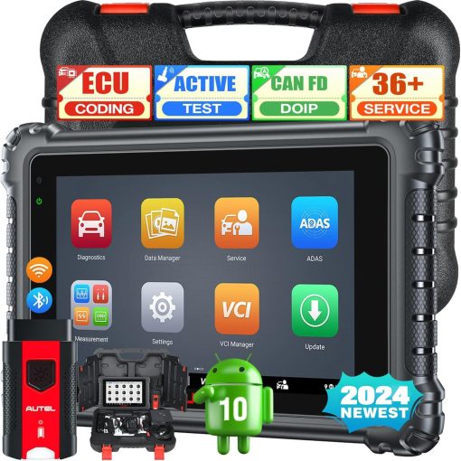 Autel MaxiSys MS906 PRO Scanner 2024 MS906PRO ECU Coding Hasta MK908 MS906BT MP900BT 36+ Reset 3000+ Pruebas Activas Bidireccional Auto Scan 2.0 Diagnostico Completo OE CAN FD DoIP FCA OS 10 4+128GB