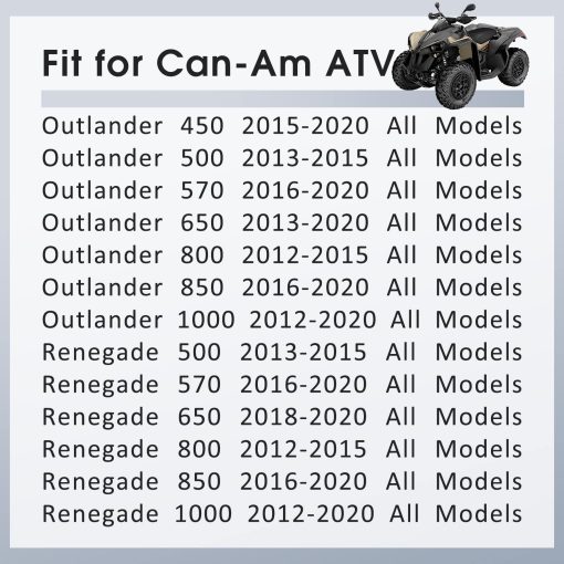 Conjunto de Pinzas de Freno Trasero Derecho y Delantero para Can-Am Outlander 450 500 570 650 800 850 1000 Renegade 500 570 650 800 850 1000 705600862 705600861 705600859 - Imagen 2