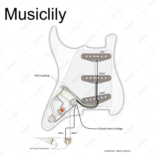Pickguard cargado Musiclily Pro SE Pre-wired SSS para guitarra con pastillas de bobina simple Alnico 5 escalonadas para guitarra electrica estilo Strat ST, 4 capas de concha de tortuga - Imagen 3