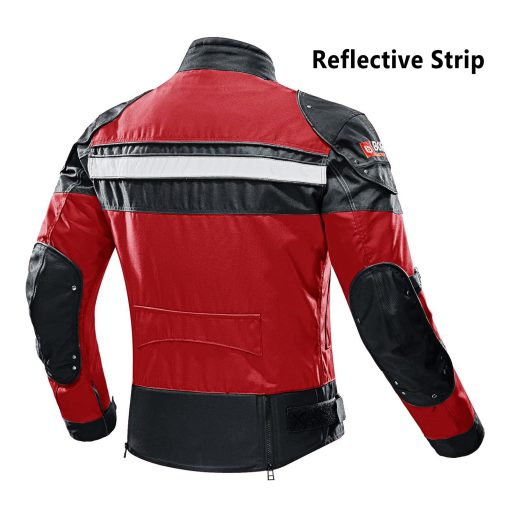 Chamarra de Motocicleta Chaqueta de Moto Abrigo a Prueba de Viento Ropa de Moto Completa de Proteccion Cuerpo Armadura Otono Invierno - Imagen 2