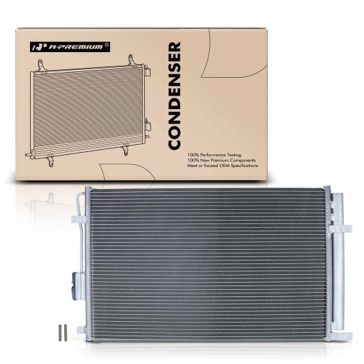 Condensador de Aire Acondicionado A-Premium Compatible con Kia Sorento 2016-2020 2.4L 3.3L, Reemplazo #97606C6500 - Imagen 9