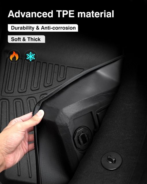 Tapetes para Pisos Compatible con Nissan Frontier 2022 2023 2024 Juego de Alfombrillas a Medida Accesorios Protectores de Pisos de Todos los Modelos TPE 3D Juegos de Alfombrillas para Automoviles para Todo Clima - Imagen 7