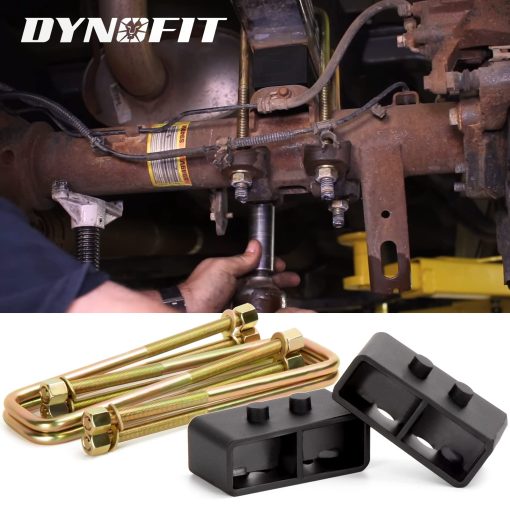 Kit de Bloques de Elevacion Trasera de 2" para F150 2004-2020, Conjunto de Nivelacion de Suspension Solida con Bujes Extendidos para Pickup F-150 2WD/4WD de Dynofit - Imagen 6