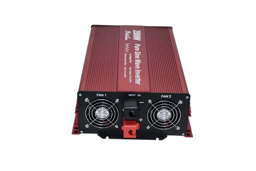 Inversor Puro de Onda Senoidal de 2500W DC24V a AC110V 60Hz con Doble TOMACORRIENTES ETL, Salida de USB 5V 2A y Control Remoto por Cable LCD - Imagen 6