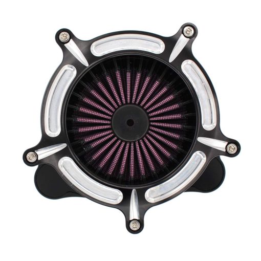 Filtro de Toma de Aire Turbina para Harley Touring Street Glide Road King Electra Glide Road Glide Dyna FXDLS Softail Touring Trike FLSTSE FXSBSE 2008-2016 - Imagen 4