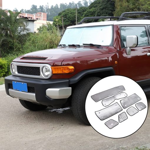 YUECHI para Toyota FJ Cruiser 2007-2021 Protector Solar para Ventana de Vidrio para Coche FJ Cruiser Especial - Imagen 8