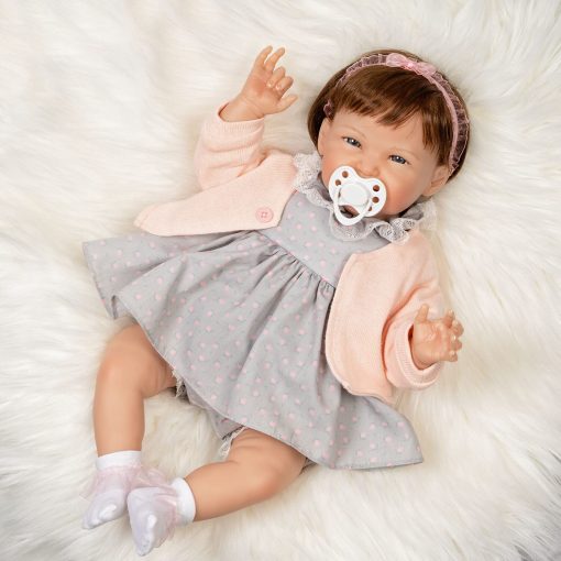 Muneca Bebe Realista Paradise Galleries Reborn Recien Nacida - 19'' Cabello en Raiz Bebe Dulce Sweetie Pie Set de Regalo de 7 Piezas para Edades 3+ - Imagen 2