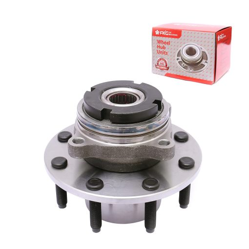 FKG 515076 Conjunto del Cubo de la Rueda Delantera Compatible con 1999 Ford F-250 Super Duty (SRW, Hilos Gruesos; Hasta 03/21/99-4x4 unicamente), 1999 Ford F-350 Super Duty (SRW, Hilos Gruesos; Hasta 03/21/99-4x4 unicamente)