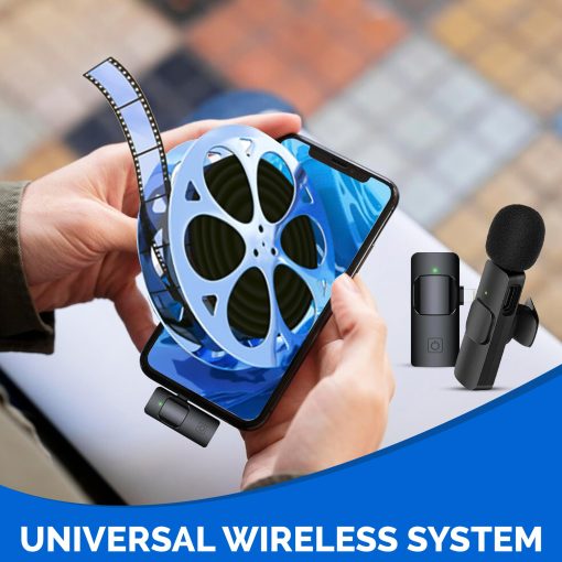 Microfonos Inalambricos Lavalier (2) - con Cancelacion de Ruido Inteligente y Bateria de 7 Horas - Incluye Receptor y Cable de Carga - Imagen 7