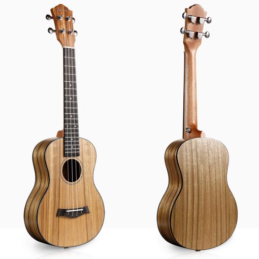 Ukelele Tenor Ranch de 26 pulgadas Profesional Aprender a Tocar Principiante Ukelele con 12 Lecciones Gratis en Linea Kit de Instrumento de Ukelele Inicial Bundle Estuche Gig bag & Afinador & Correa & Conjunto de Cuerdas Aquila - Acabado Mate - Imagen 2