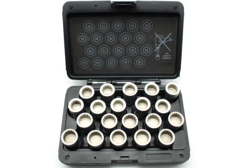 TEMO 20pc Llave de Enchufe para Desmontar Tuerca Antirrobo de Rueda para Porsche - Imagen 2
