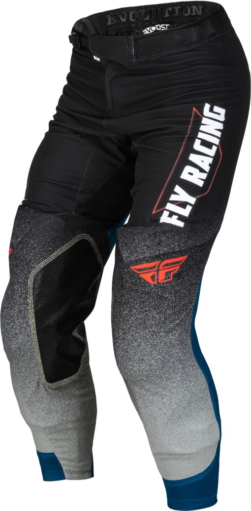 Pantalones Fly Racing 2023 Adult Evolution DST (Negro/Gris/Azul, 38) - Imagen 4