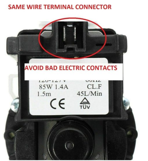 Motor de la bomba de agua Plaset cod 62735 62902090 6-2902090 Neptune y cuchillas del impulsor 62902090 - Imagen 4