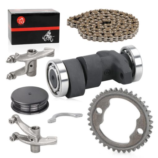 Juego de arbol de Levas & Balancines & Engranaje de Cadena de Tiempo para Honda TRX300EX TRX300X 1993-2009 FourTrax 250 TRX250X 1987-2002 - Imagen 6
