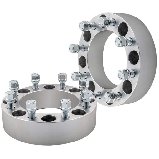 DCVAMOUS 2PC Separadores de Rueda 8x6.5 de 2 Pulgadas con Pernos de 9/16" Compatible con Dodge 8 Birlos 8x165.1 para R-A-M 2500 3500 | 1988-1998 F250 F350 (Deben ser con Birlos de 9/16") | 1975-1986 C20 C30 K20 K30 J20