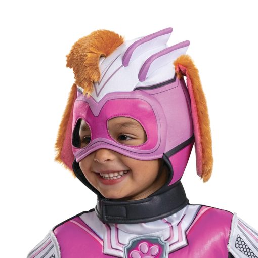Disfraz Deluxe de Skye para Ninos Pequenos, Disfraz Oficial de Paw Patrol para Halloween con Armadura y Diadema, Tamano (4-6x) - Imagen 2