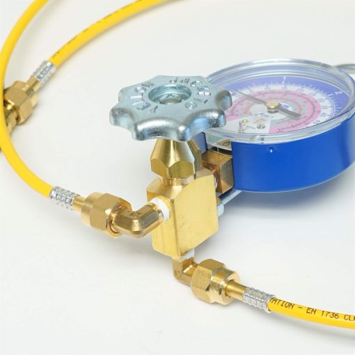 Yellow Jacket 61004 Manifold de Valvula Individual con Mangueras R290 R600a Hidrocarburos - Imagen 3