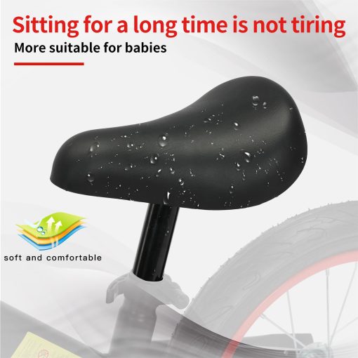 Bicicleta de Equilibrio Bueuwe de 16 pulgadas para Ninos y Ninas de 4 5 6 7 8 anos, Bicicleta sin Pedales para Ninos, Bicicleta de Entrenamiento para Ninos con Asiento Ajustable, Mejor Regalo, Negro - Imagen 5